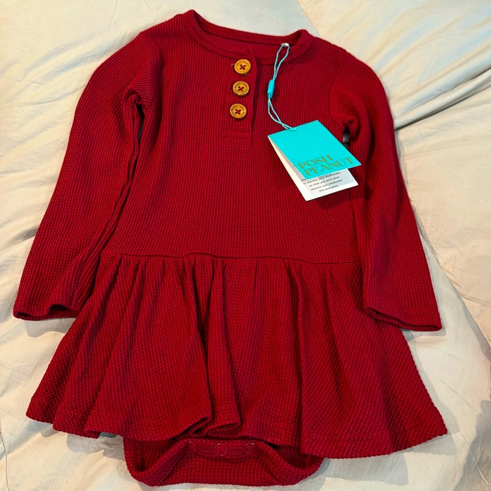 Posh Peanut Waffle Maroon Twirl